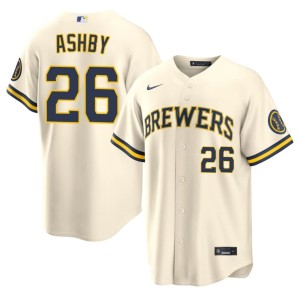 The Crew Game Cream Men's #26 Aaron Ashby Jerseys 285213-788