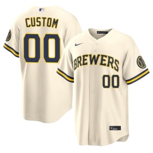 MIL #00 2026 Mens Cream Custom Jersey 440619-895