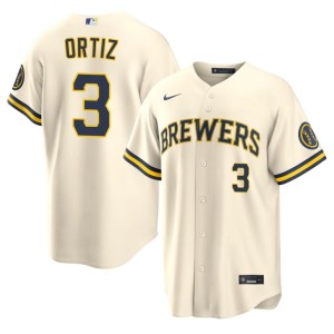 The Crew Cream Men's Stitched #3 Joey Ortiz Jersey 721279-311