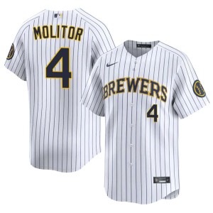 The Beermakers #4 Men Paul Molitor White 2026-27 Jersey 518402-453