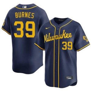 The Crew Navy 2026-27 Mens #39 Corbin Burnes Jersey 640110-913