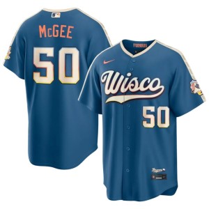 Brewers Easton McGee Men #50 Blue 2026 City Connect Jersey 708039-792