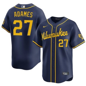 The Crew Limited #27 Mens Navy Willy Adames Jersey 642037-499