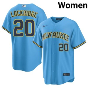 Milwaukee Brandon Lockridge #20 Women's Light Blue 2026 Jersey 800818-905
