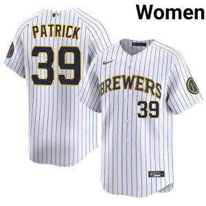 Milwaukee White Replica #39 Women Chad Patrick Jersey 307799-377