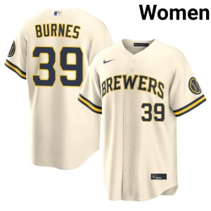 Brewers Cream Official Corbin Burnes #39 Womens Jerseys 954906-928