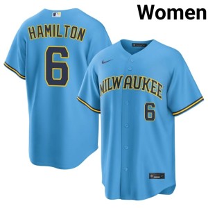 The Crew David Hamilton Light Blue 2026-27 #6 Womens Jersey 481817-914