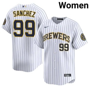The True Blue Brew Crew Gary Sanchez Womens MLB White #99 Jersey 247910-674