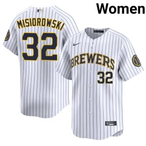 Milwaukee Women Player Jacob Misiorowski White #32 Jerseys 841431-131