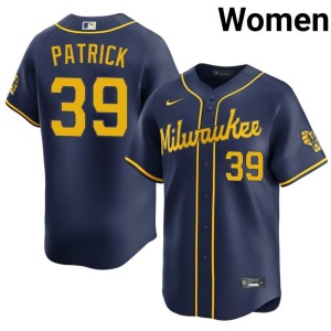Milwaukee Womens #39 Replica Navy Chad Patrick Jersey 393904-758