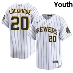 The Crew Brandon Lockridge Youth Replica White #20 Jersey 682638-402