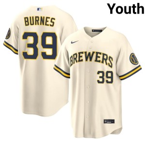 The Beermakers New Youth Cream #39 Corbin Burnes Jersey 398693-858