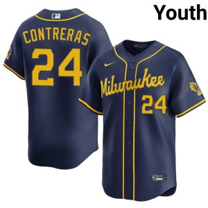 The Beermakers Limited Youth Navy William Contreras #24 Jerseys 678977-432